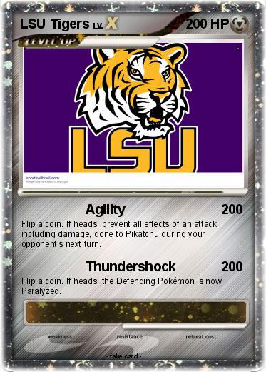 Pokemon LSU Tigers