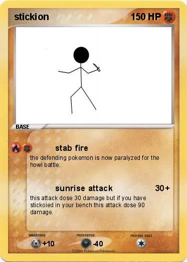 Pokemon stickion