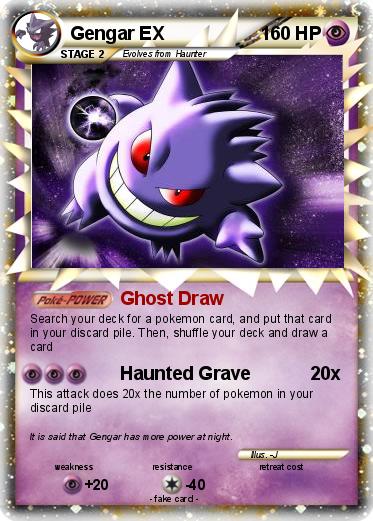 Pokemon Gengar EX
