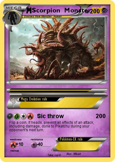 Pokemon Scorpion  Monster