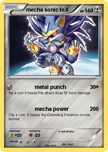 Pokemon mecha sonic lv.X