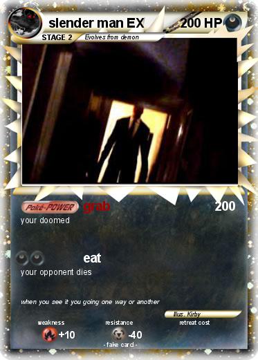 Pokemon slender man EX