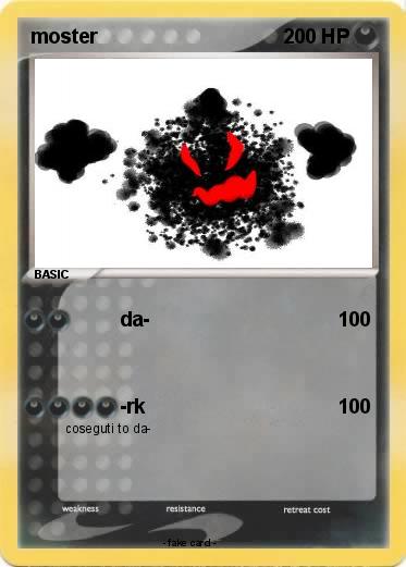 Pokemon moster