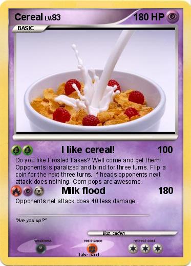Pokemon Cereal