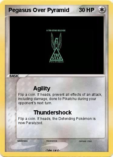Pokemon Pegasus Over Pyramid