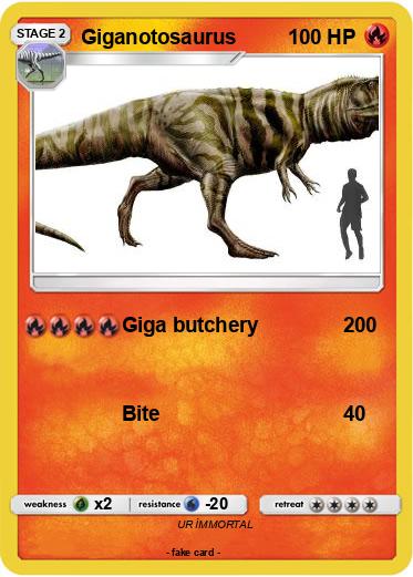 Pokemon Giganotosaurus