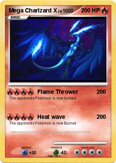 Pokemon Mega Charizard X