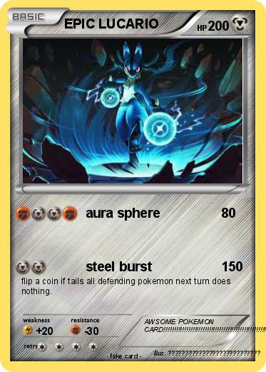 Pokemon EPIC LUCARIO