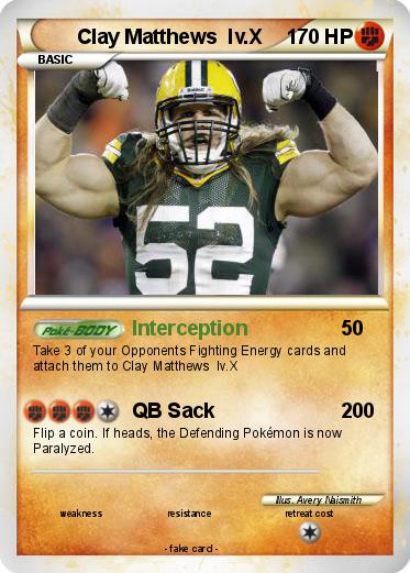 Pokemon Clay Matthews  lv.X