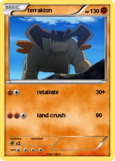 Pokemon terrakion