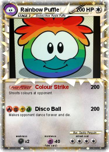 Pokemon Rainbow Puffle