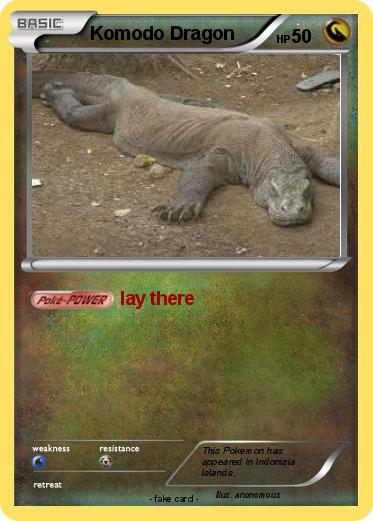 Pokemon Komodo Dragon