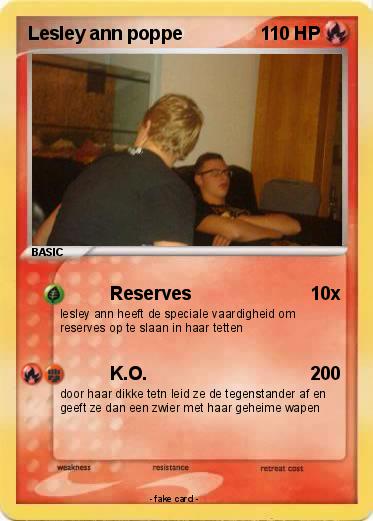 Pokemon Lesley ann poppe