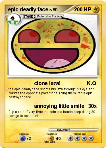 Pokemon epic deadly face