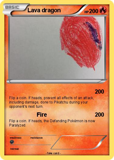 Pokemon Lava dragon