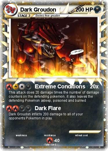 Pokemon Dark Groudon