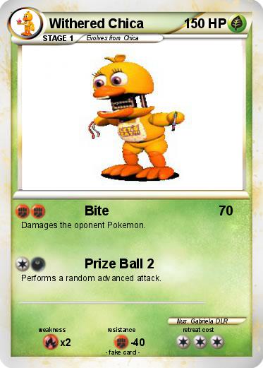Pokemon Withered Chica