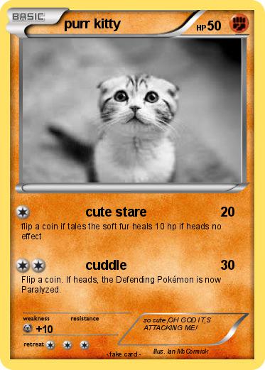 Pokemon purr kitty