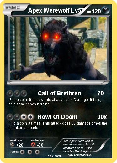 Pokemon Apex Werewolf Lv57