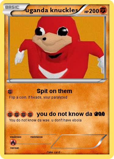 Pokemon uganda knuckles