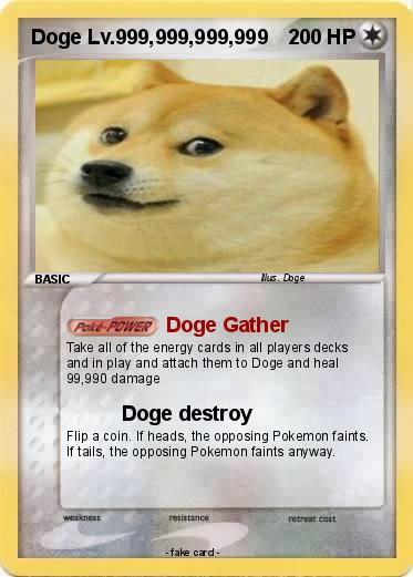 Pokemon Doge Lv.999,999,999,999
