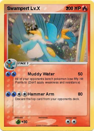 Pokemon Swampert Lv.X                    2