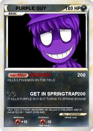 Pokemon PURPLE GUY