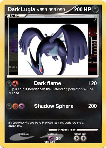 Pokemon Dark Lugia