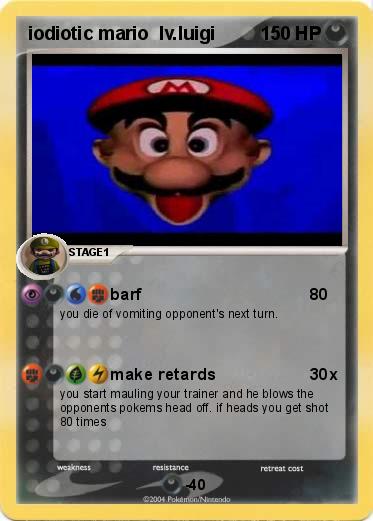 Pokemon iodiotic mario  lv.luigi