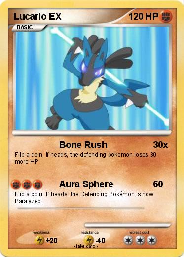Pokemon Lucario EX