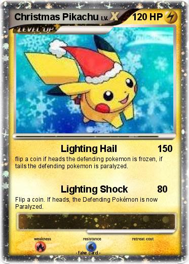 Pokemon Christmas Pikachu