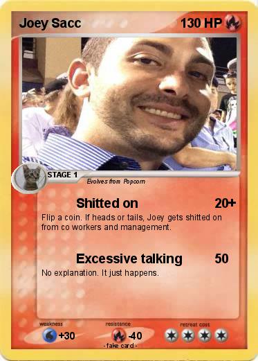 Pokemon Joey Sacc