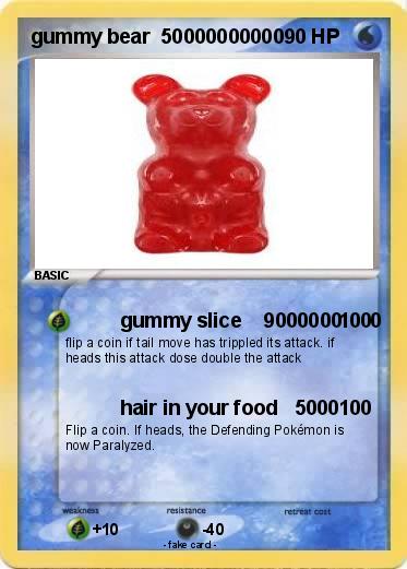 Pokemon gummy bear  50000000000