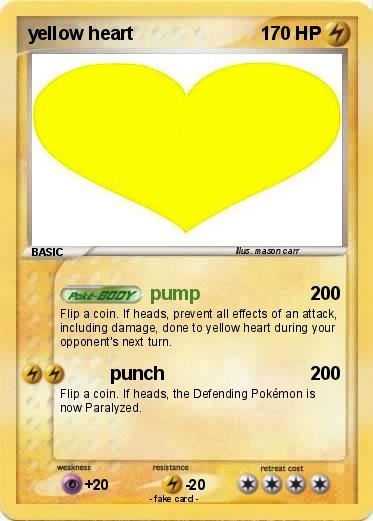 Pokemon yellow heart