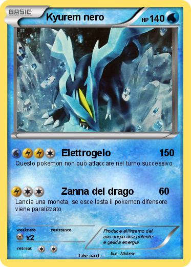 Pokemon Kyurem nero