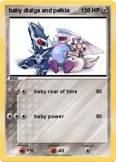 Pokemon baby dialga and palkia