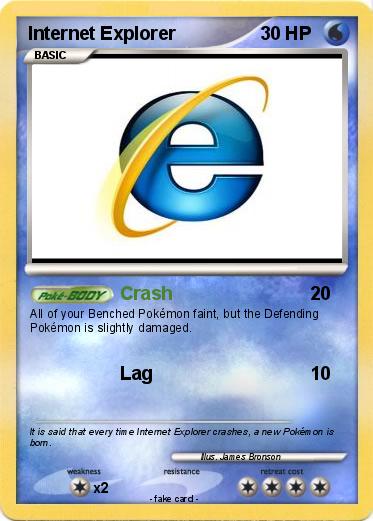 Pokemon Internet Explorer