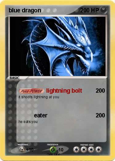 Pokemon blue dragon