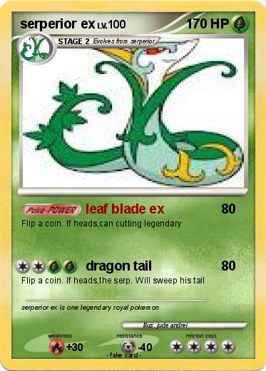 Pokemon serperior ex