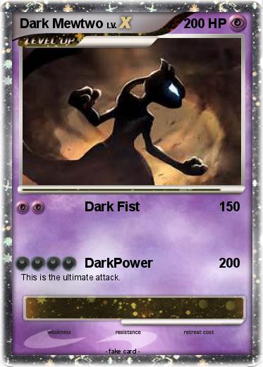 Pokemon Dark Mewtwo