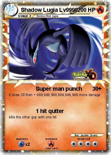 Pokemon Shadow Lugia Lv9999