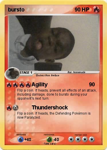 Pokemon bursto