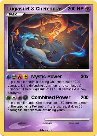 Pokemon Lugiasuet & Cherendras