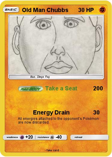 Pokemon Old Man Chubbs
