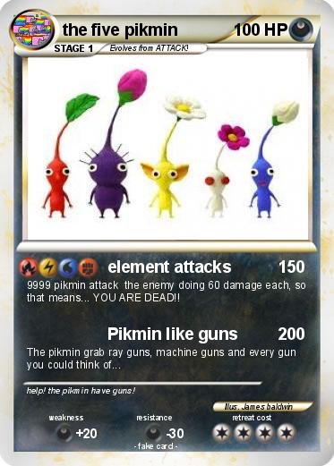 Pokemon the five pikmin