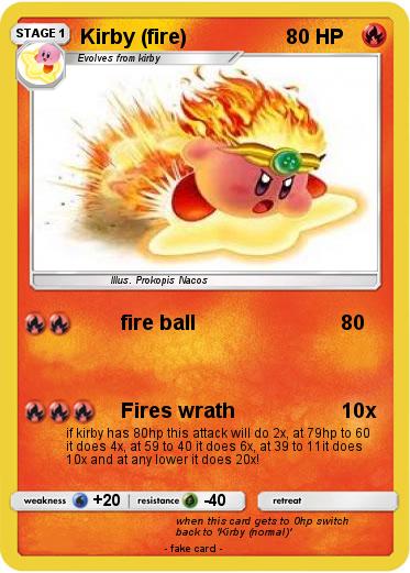 Pokemon Kirby (fire)