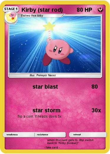 Pokemon Kirby (star rod)