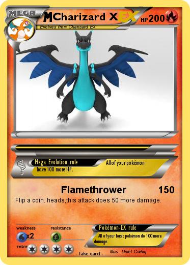 Pokemon Charizard X
