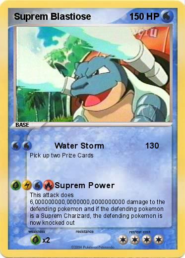 Pokemon Suprem Blastiose