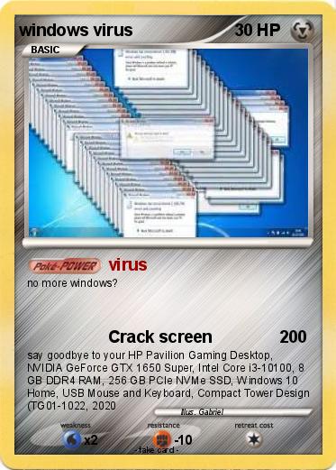 Pokemon windows virus